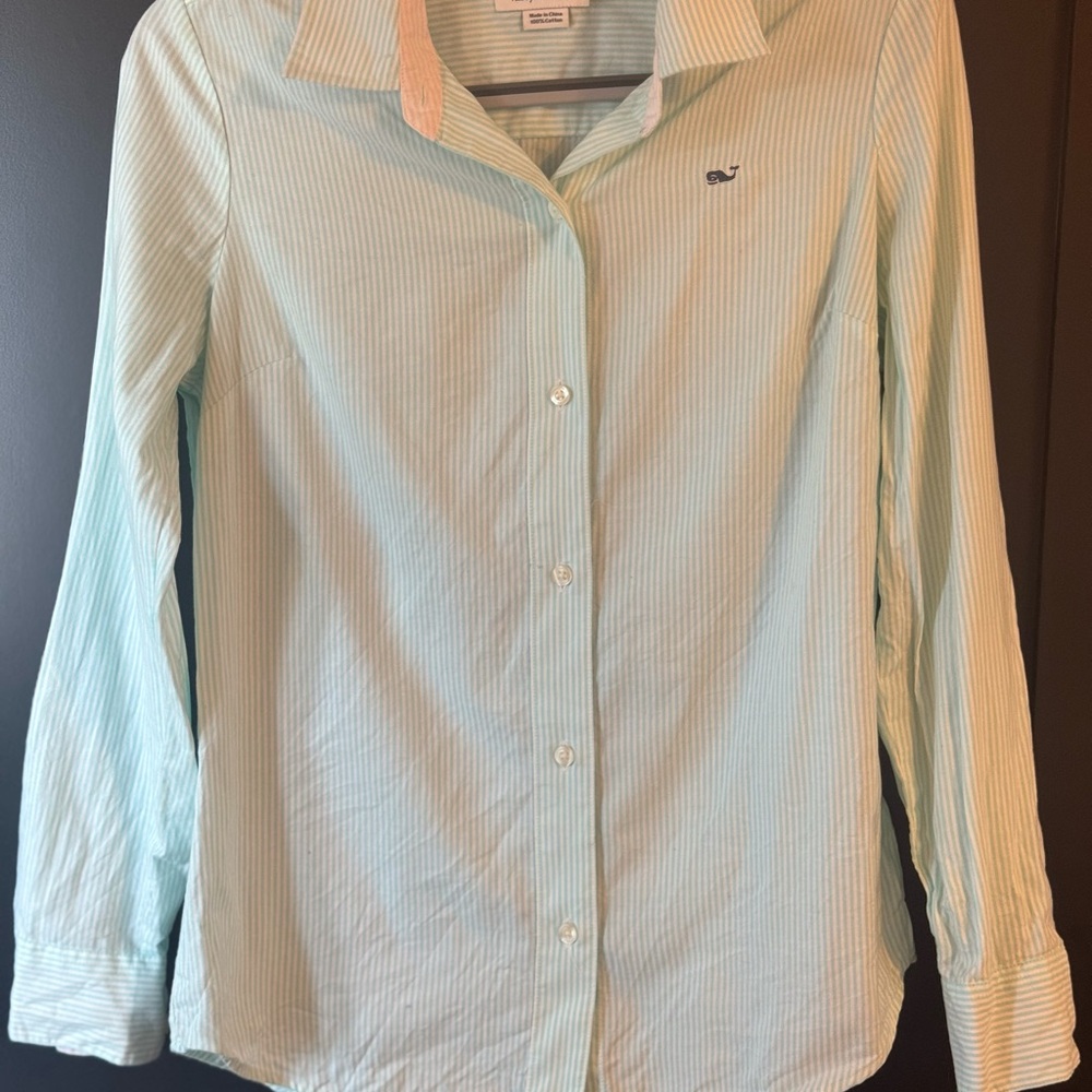 Vineyard Vines Striped Collared Shirt